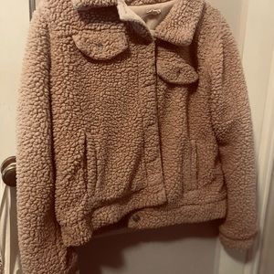 Women’s Teddy Coat | Tan Colored Size L